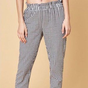 KENDALL & KYLIE Gingham Pants - Small